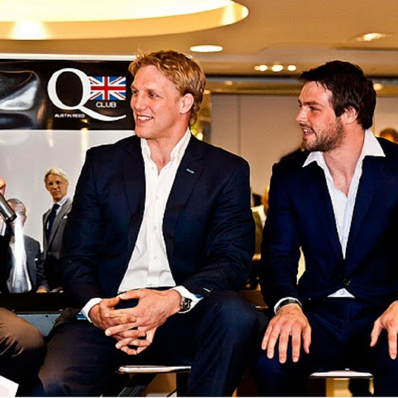 sincura events with england rugby team at austin reed